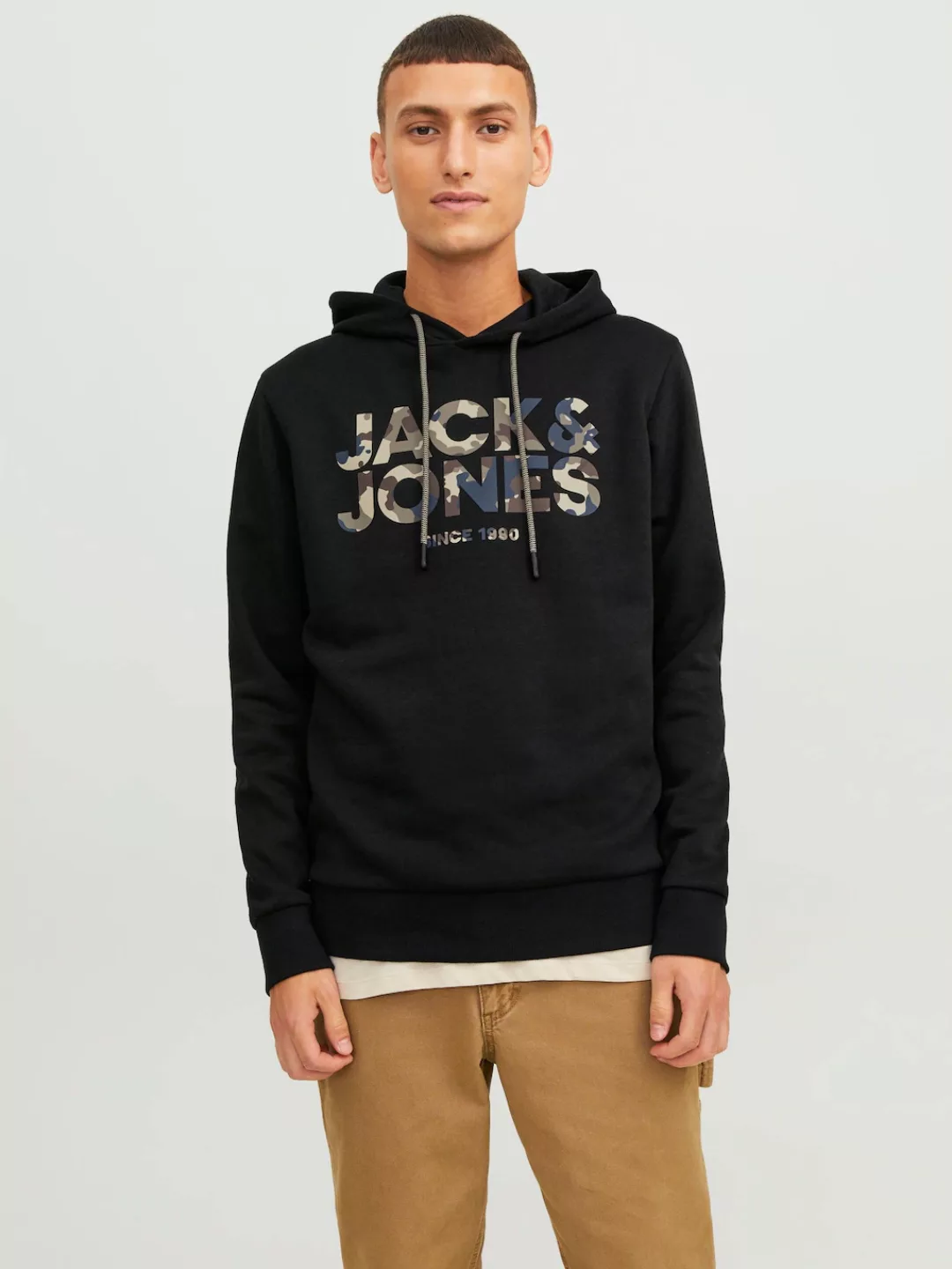 Jack & Jones Kapuzensweatshirt JJJAMES SWEAT HOOD günstig online kaufen