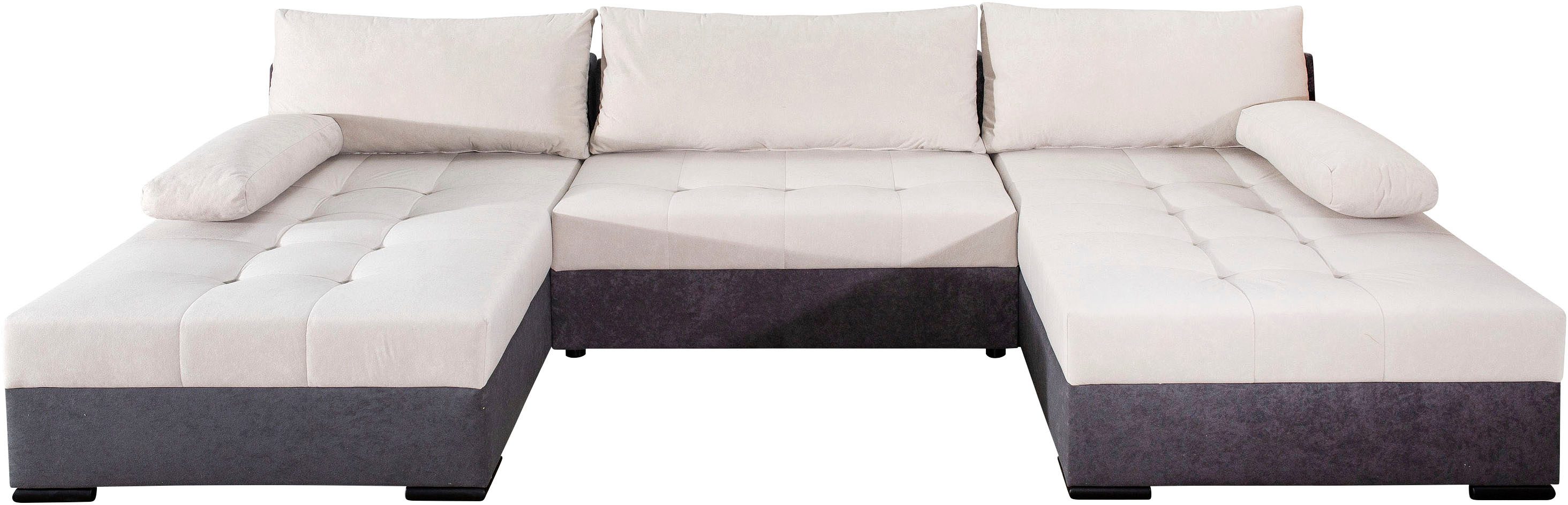 COLLECTION AB Wohnlandschaft "Josy", inkl. Bettfunktion, Bettkasten, mit 3 günstig online kaufen