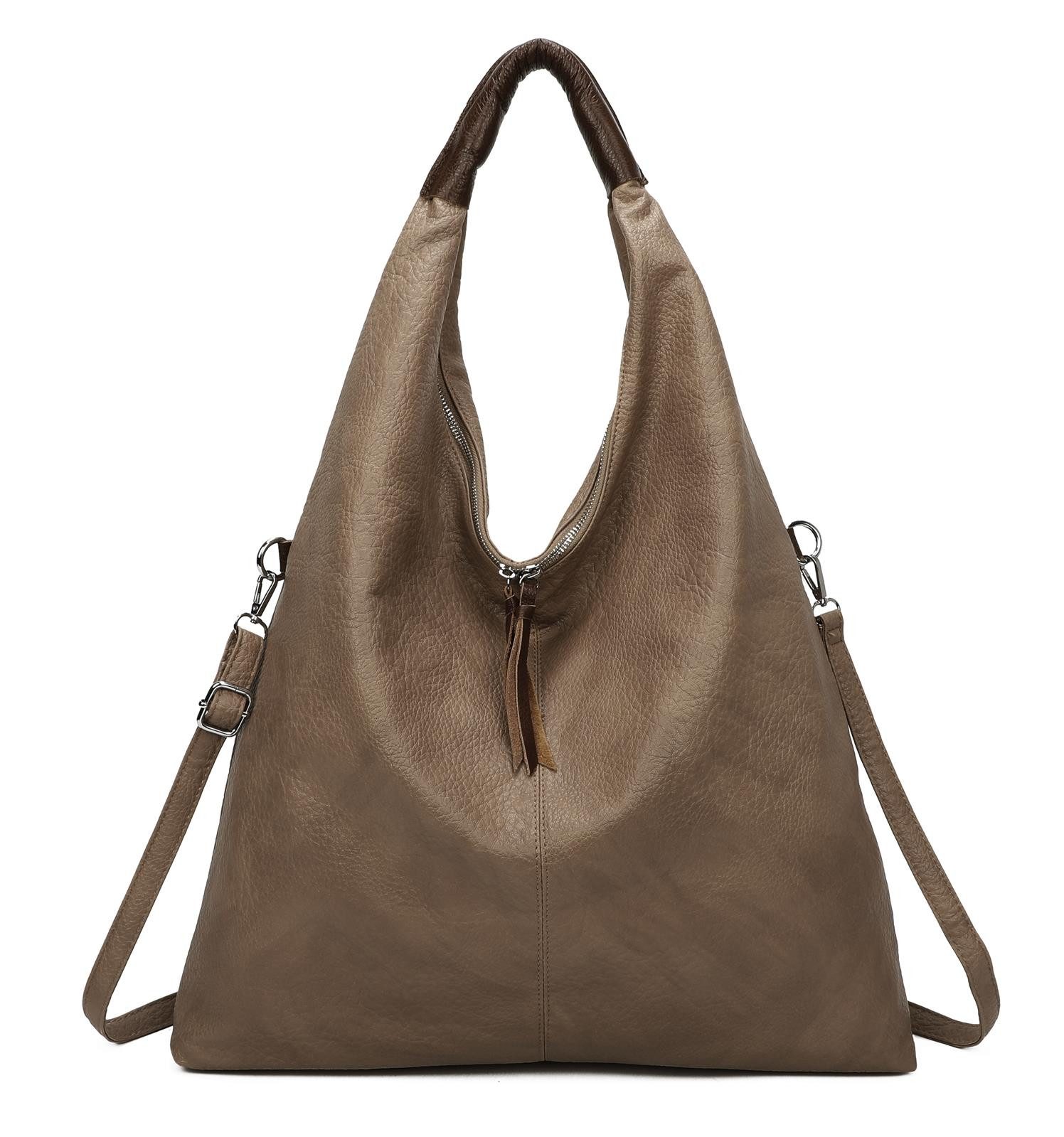 ITALYSHOP24 Schultertasche XXL Damen Shopper Tasche günstig online kaufen