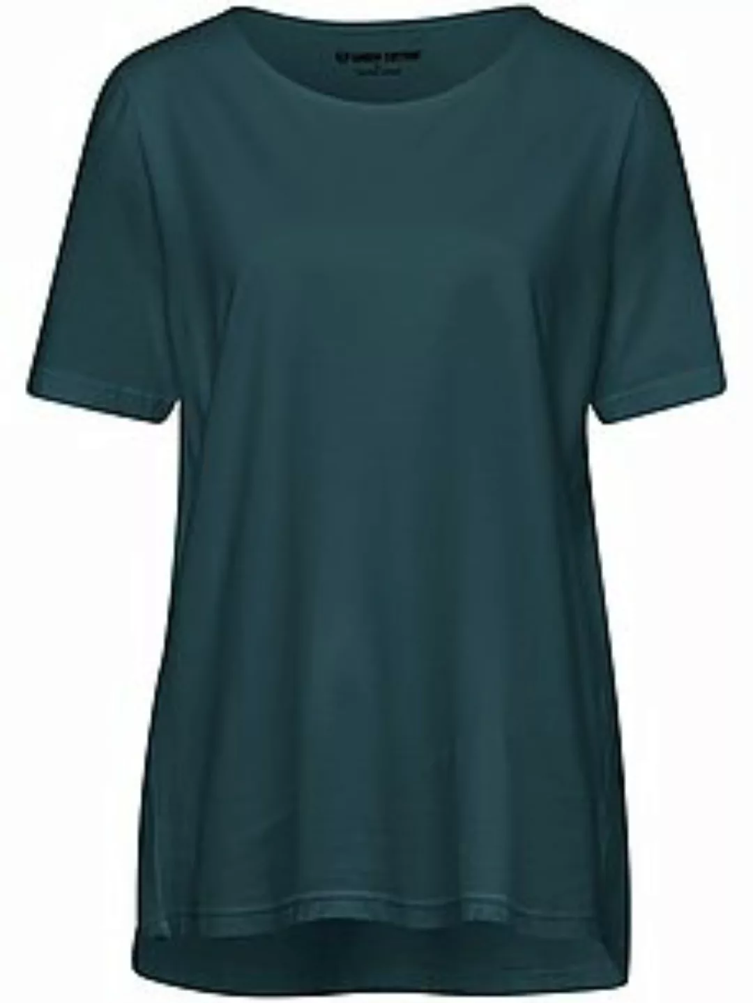Rundhals-Shirt Benedikte Green Cotton grün günstig online kaufen