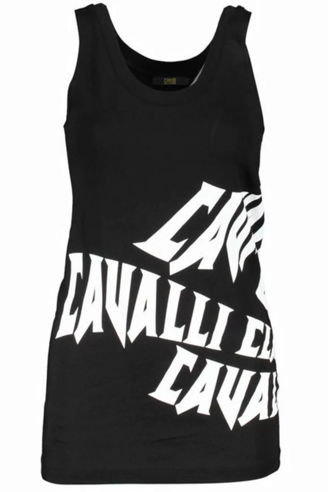 Cavalli Class T-Shirt Elegantes Damenshirt Schwarz mit Druck – Breite günstig online kaufen