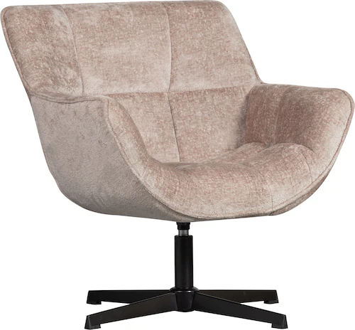 WOOOD Drehsessel "Wibo", mit Chenille-Stoff, Breite 71 cm günstig online kaufen