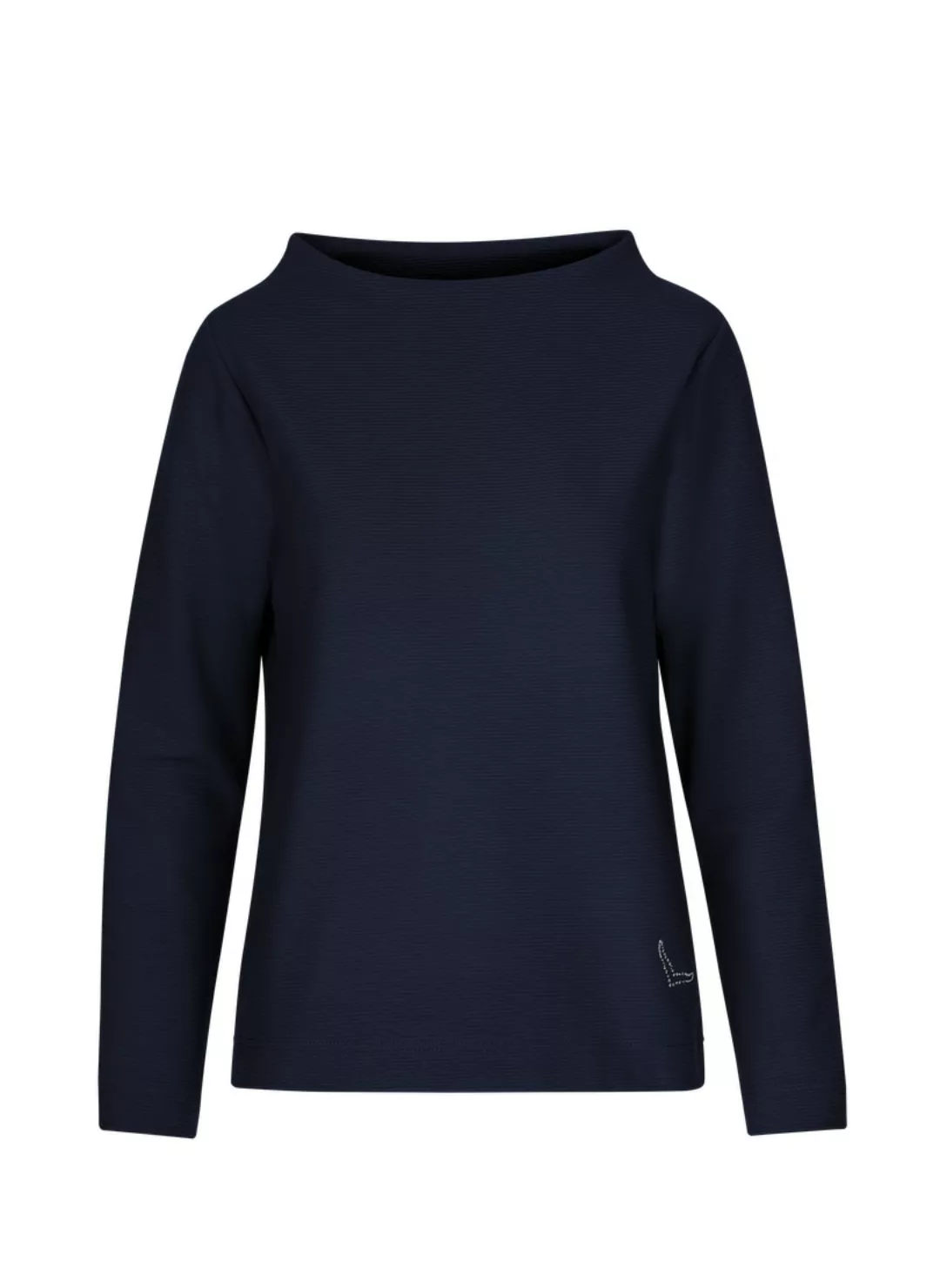 Trigema Sweatshirt "TRIGEMA Stehkragen Pullover mit Kristallsteinen" günstig online kaufen