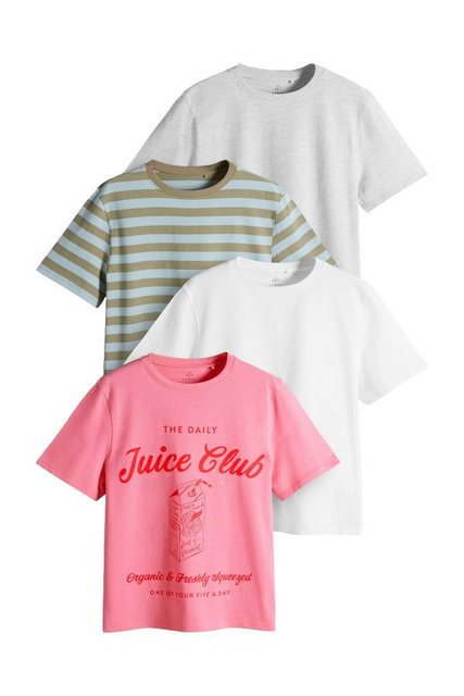 The Set T-Shirt 5er-Pack The Set Relaxed Fit T-Shirts (4-tlg) günstig online kaufen