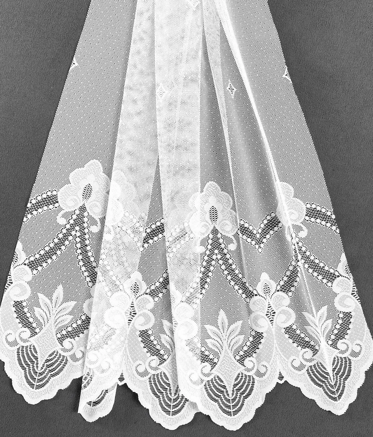 Weckbrodt Gardine »Weimar«, (1 St.), Jacquard, floral, Halbtransparent, Soc günstig online kaufen