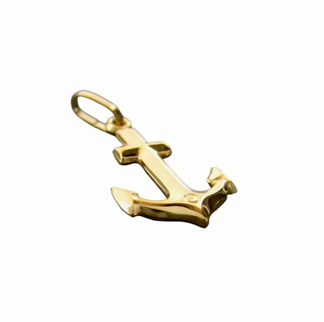 NICEANDnoble Kettenanhänger 585er Gelbgold Kettenanhänger Anker, günstig online kaufen