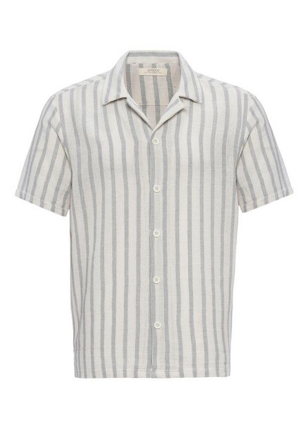 Antioch Blusenshirt Antonio - Striped - Short sleeved - Regular Fit günstig online kaufen