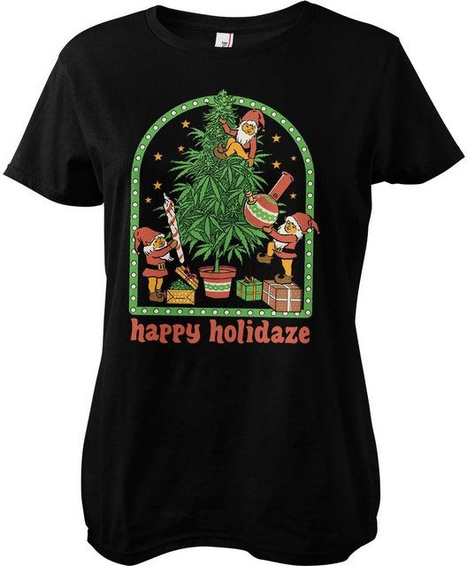 Steven Rhodes T-Shirt Happy Holidaze Girly Tee günstig online kaufen