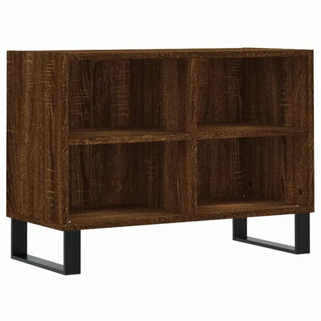 furnicato TV-Schrank Braun Eichen-Optik 69,5x30x50 cm Holzwerkstoff günstig online kaufen