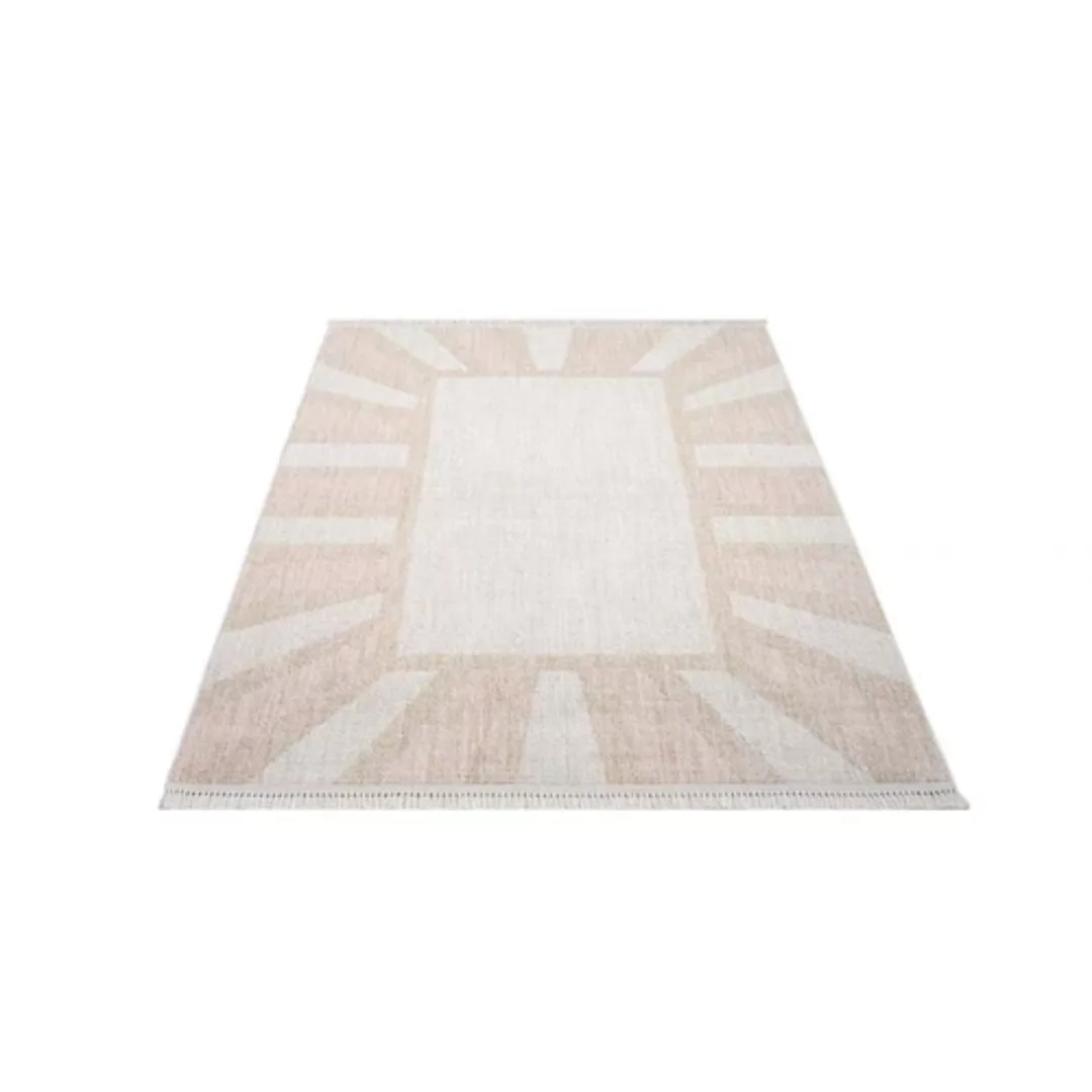 Carpet City Teppich »CLASICO 9152«, rechteckig, Kurzflor, Fransen, Bordüre, günstig online kaufen