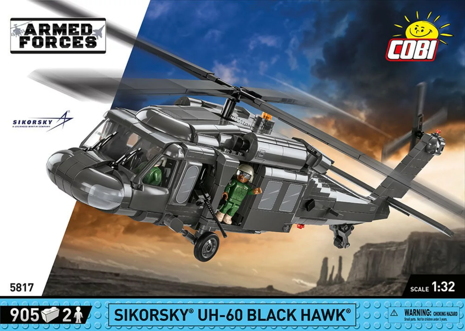 Cobi-5817 - Konstruktionsspielzeug - 905 Pcs Armed Forces Sikorsky Black Ha günstig online kaufen