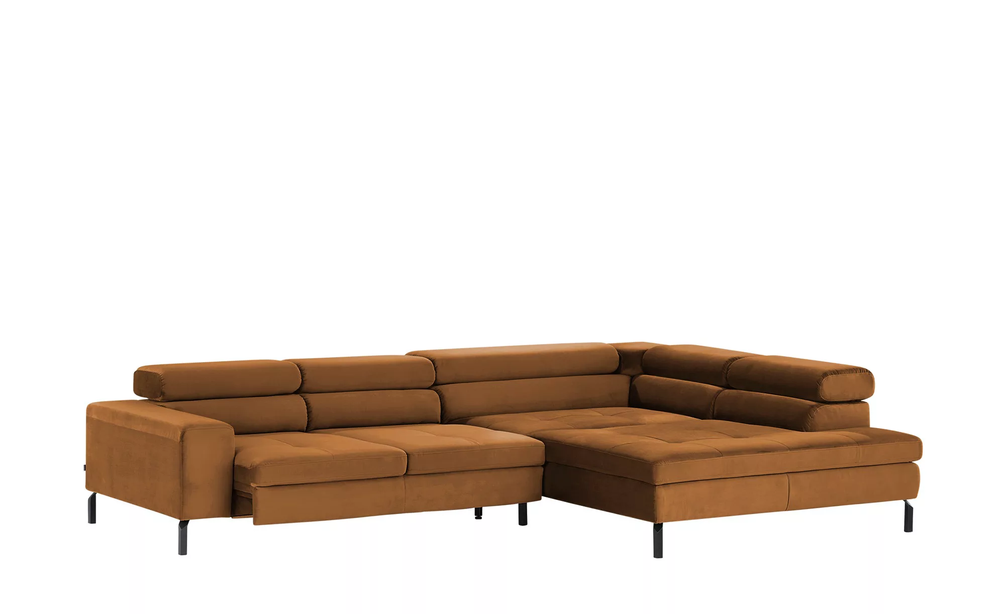 Gallery M Ecksofa  Felicia Due ¦ braun ¦ Maße (cm): B: 309 H: 72 T: 215.0 P günstig online kaufen