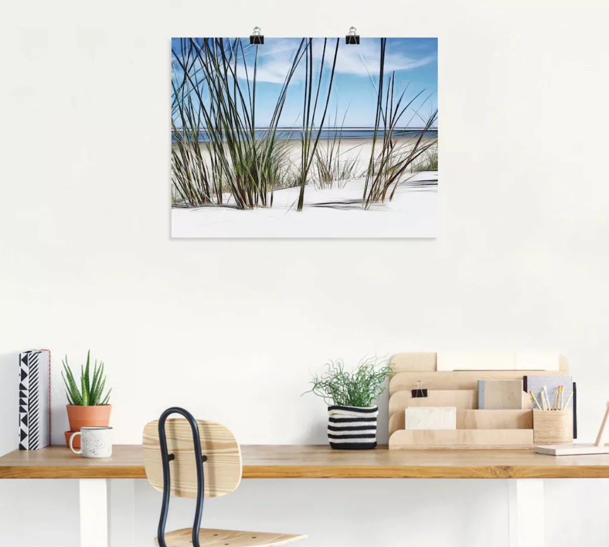 Artland Wandbild "Düne", Strand, (1 St.), als Leinwandbild, Poster, Wandauf günstig online kaufen