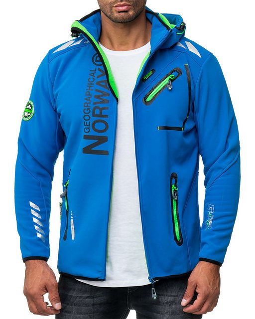 Geographical Norway Softshelljacke Herren Outdoor Jacke baroyaute blue XXXL günstig online kaufen