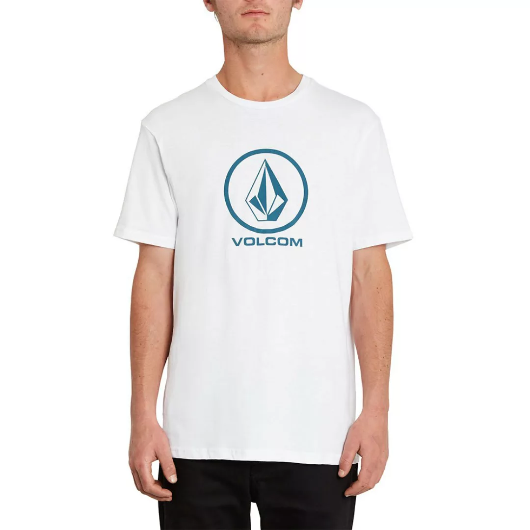 Volcom Crisp Stone Basic Kurzärmeliges T-shirt XL White günstig online kaufen
