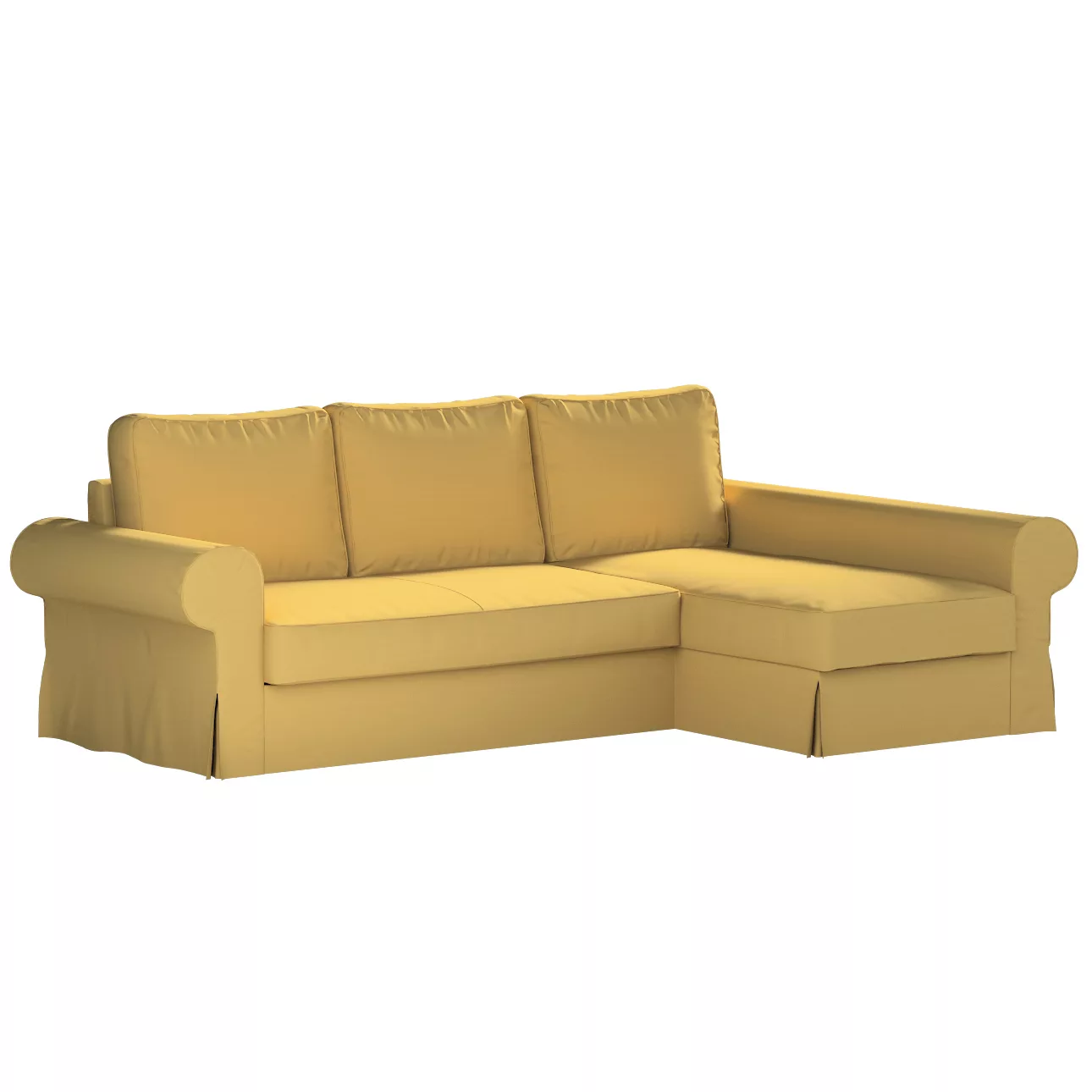 Bezug für Backabro Bettsofa / Recamiere, chiffongelb, Bezug für Bettsofa Ba günstig online kaufen