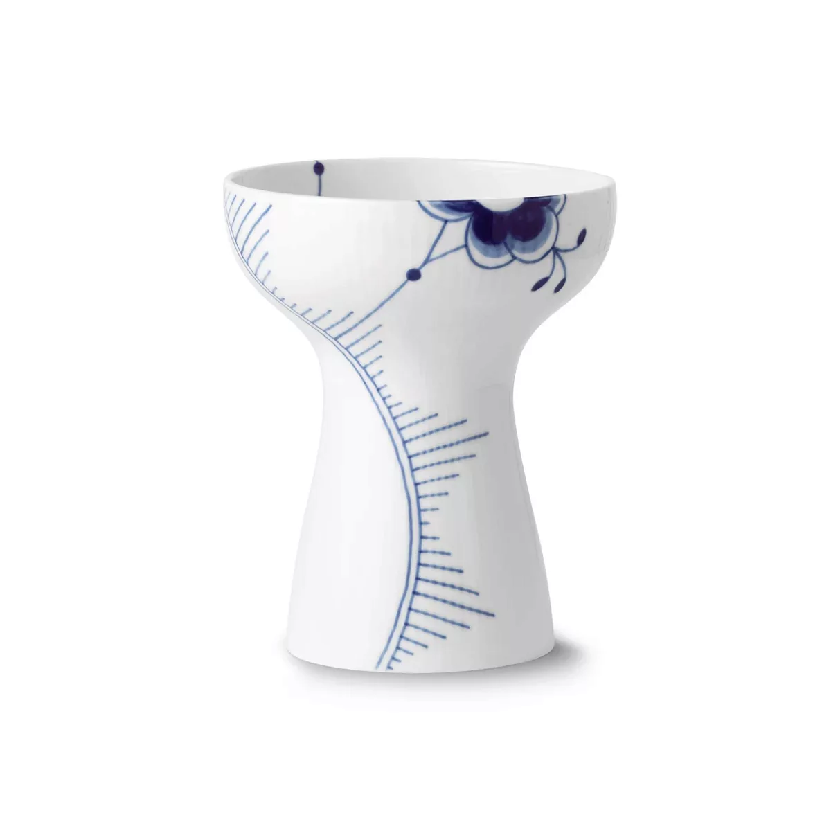 Blue Fluted Mega Vase geöffnet 19cm günstig online kaufen