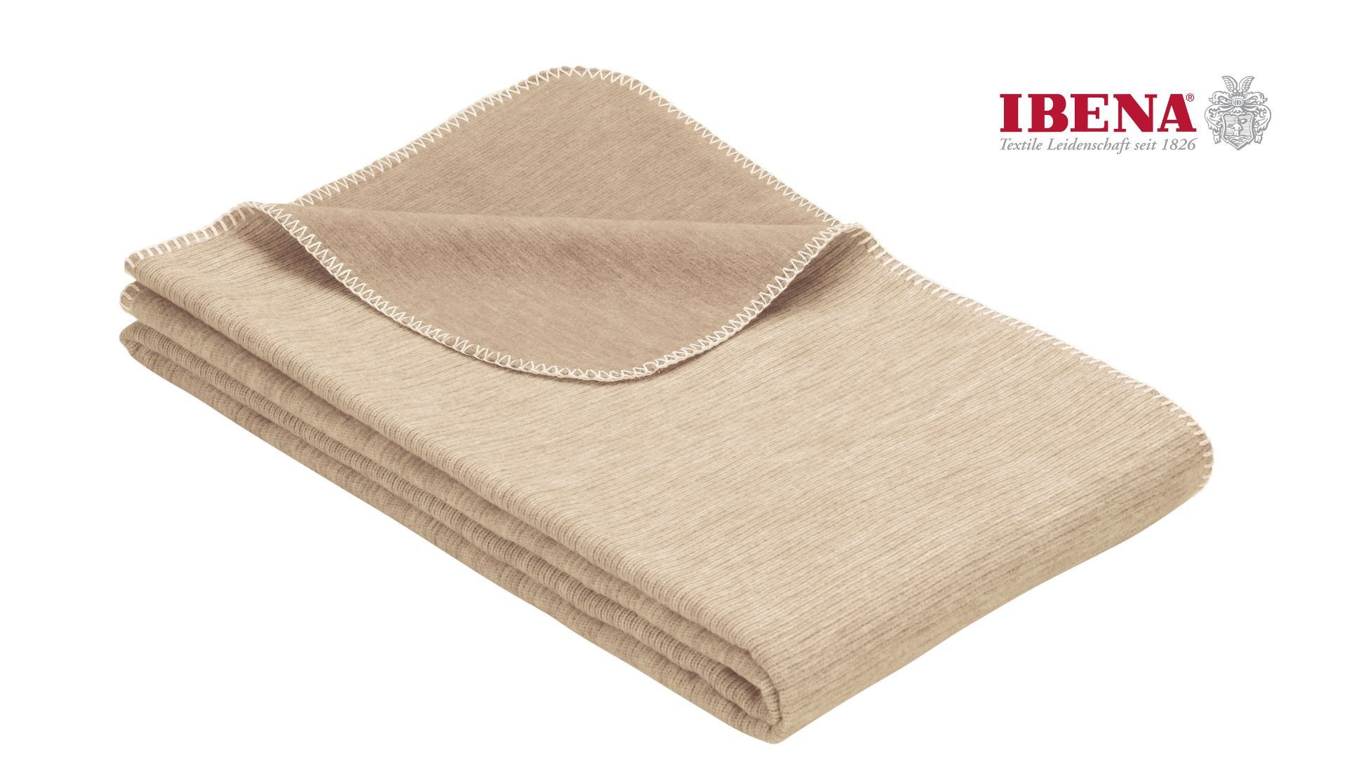 IBENA Wohndecke »Wohndecke Lausanne«, in schlichtem Melange-Look günstig online kaufen