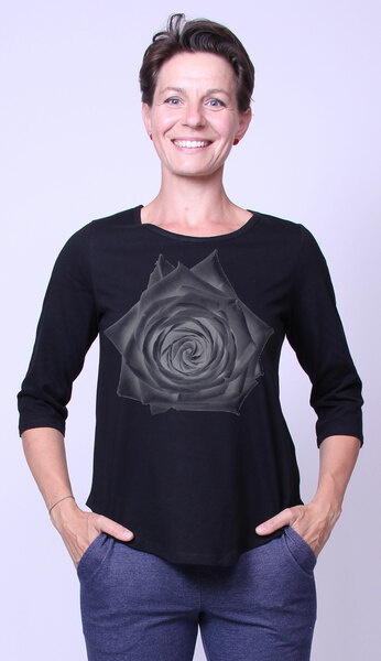 Bio-damen-3/4 Arm Shirt Rose günstig online kaufen