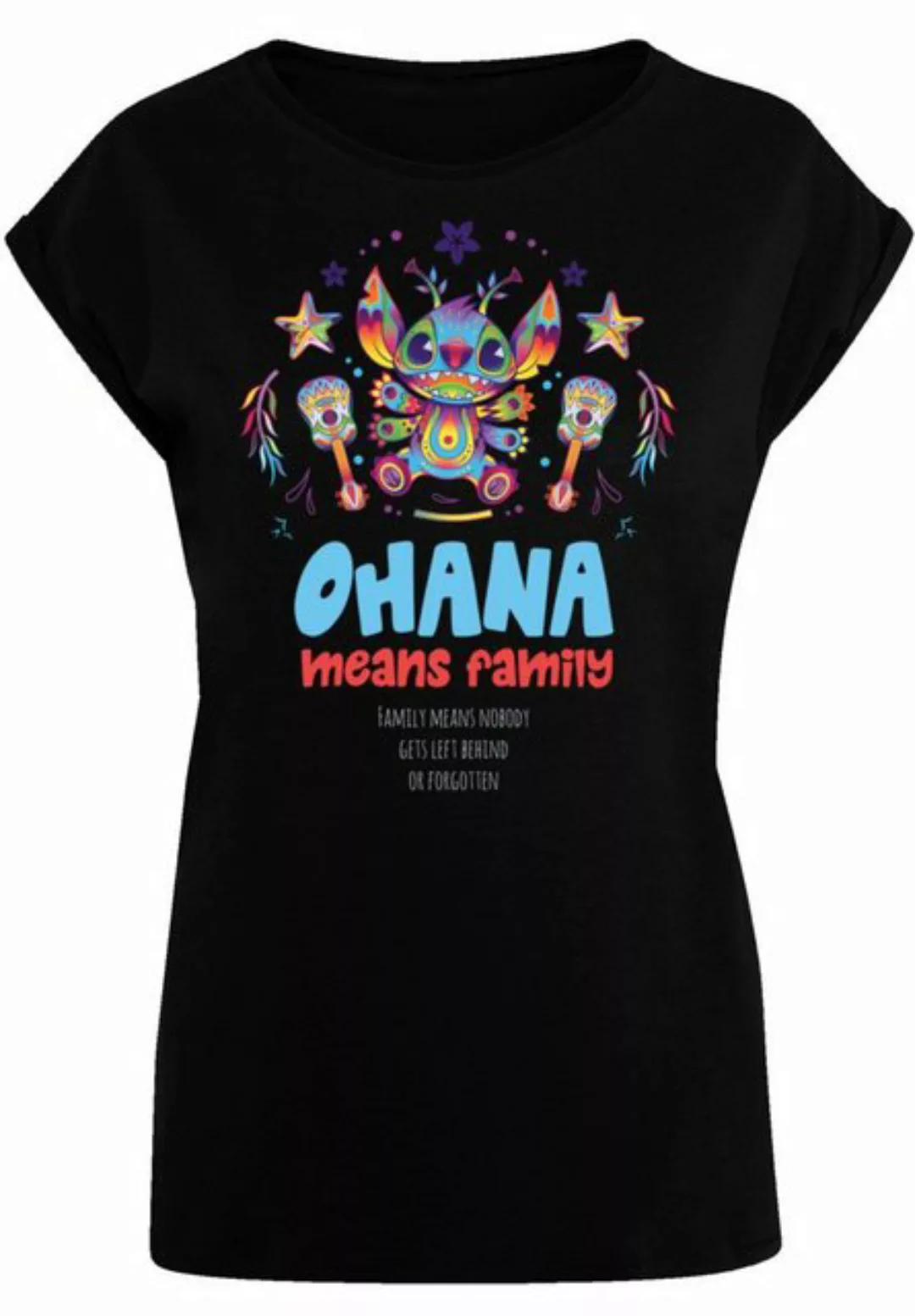 F4NT4STIC T-Shirt "Disney Lilo & Stitch Ohana Mexico", Premium Qualität günstig online kaufen