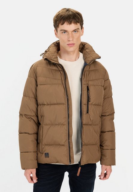 camel active Blouson mit abnehmbarer Kapuze Markenlogo günstig online kaufen