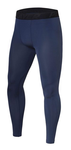 TCA Funktionsleggings PowerLayer Herren Kompressionshose Lang Dunkelblau XL günstig online kaufen