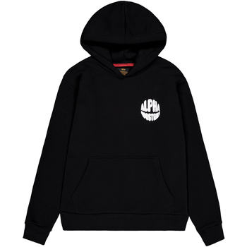 Alpha Industries  Sweatshirt Logo Hoodie Backprint - black günstig online kaufen