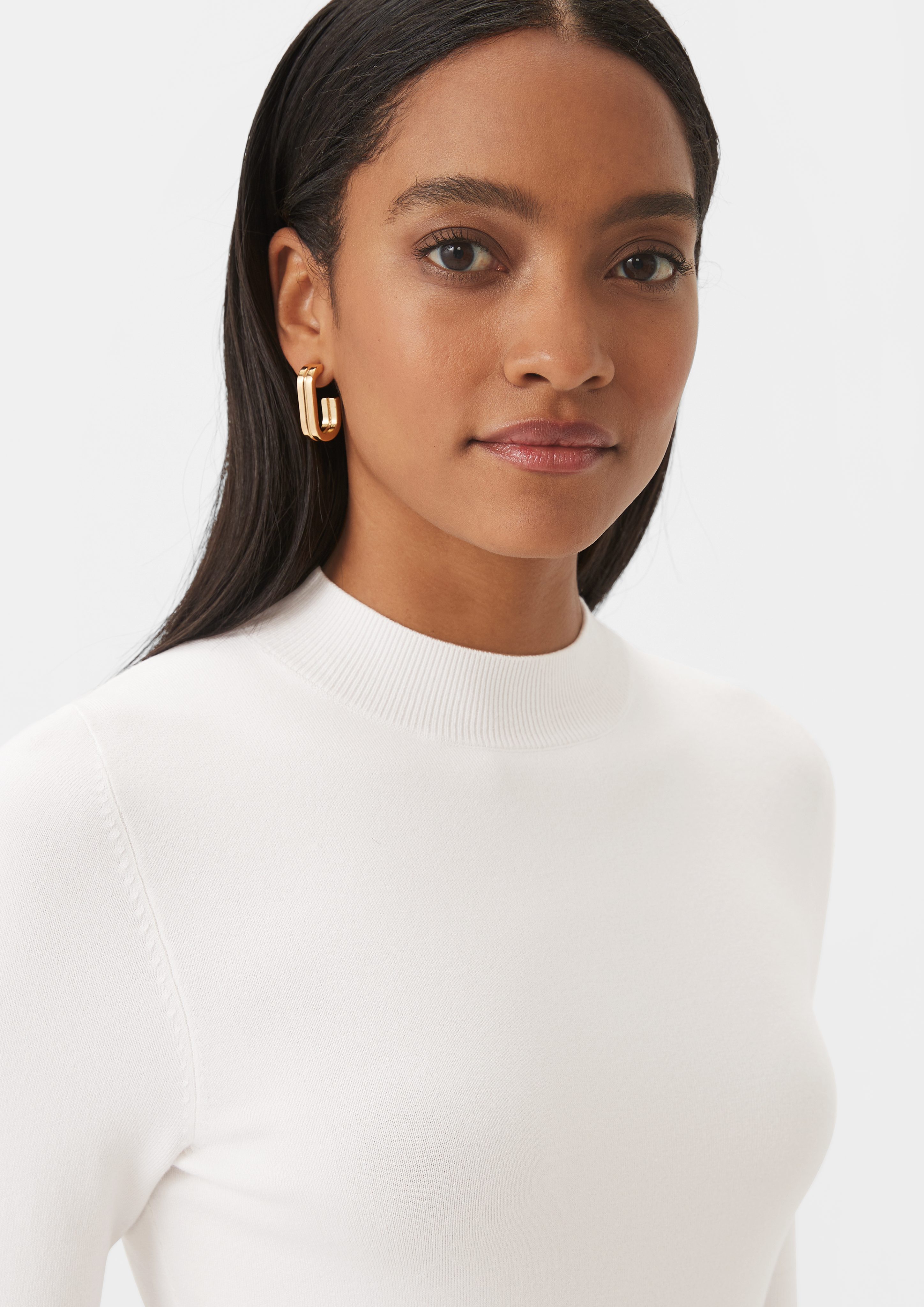 Comma Strickpullover mit Turtleneck, halbarm günstig online kaufen