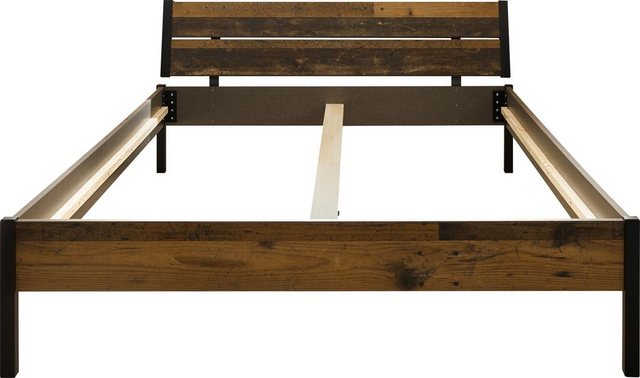 Pol-Power Bett in Old Style Dunkel. Abmessungen (BxHxT) 146,4x73,4x215,6 cm günstig online kaufen