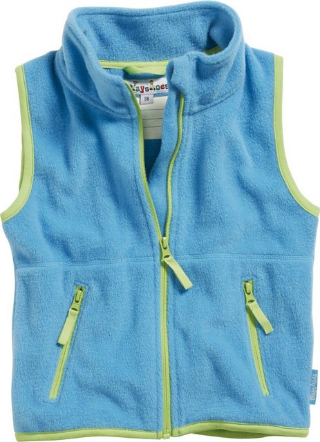 Playshoes Fleecejacke Fleece-Weste farbig abgesetzt günstig online kaufen