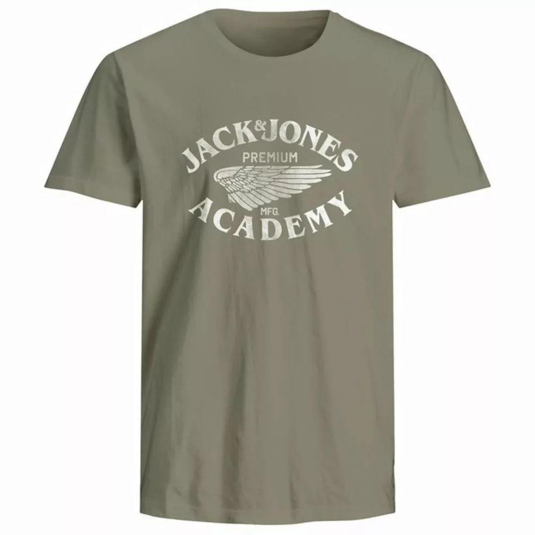 Jack & Jones Rundhalsshirt Große Größen Herren T-Shirt JPRBLUFREDDY schilfg günstig online kaufen