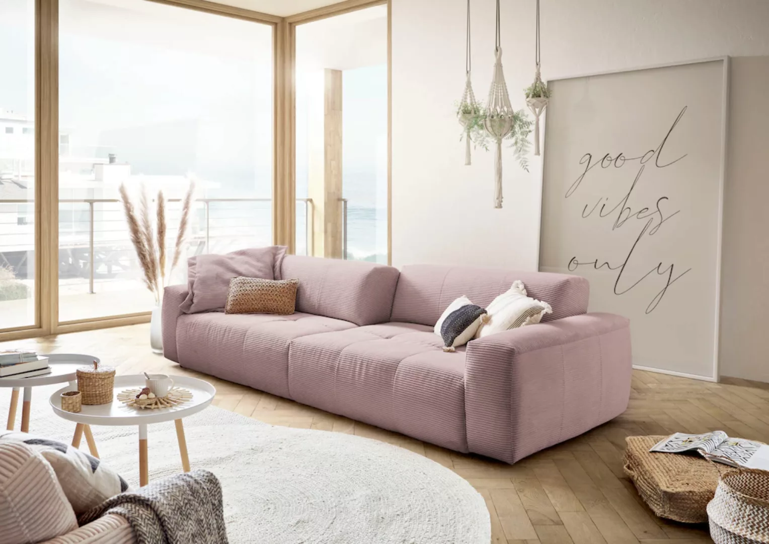 3C Candy Big-Sofa "Yoshy", Zwei Sitztiefen durch verstellbare Rückenlehne, günstig online kaufen