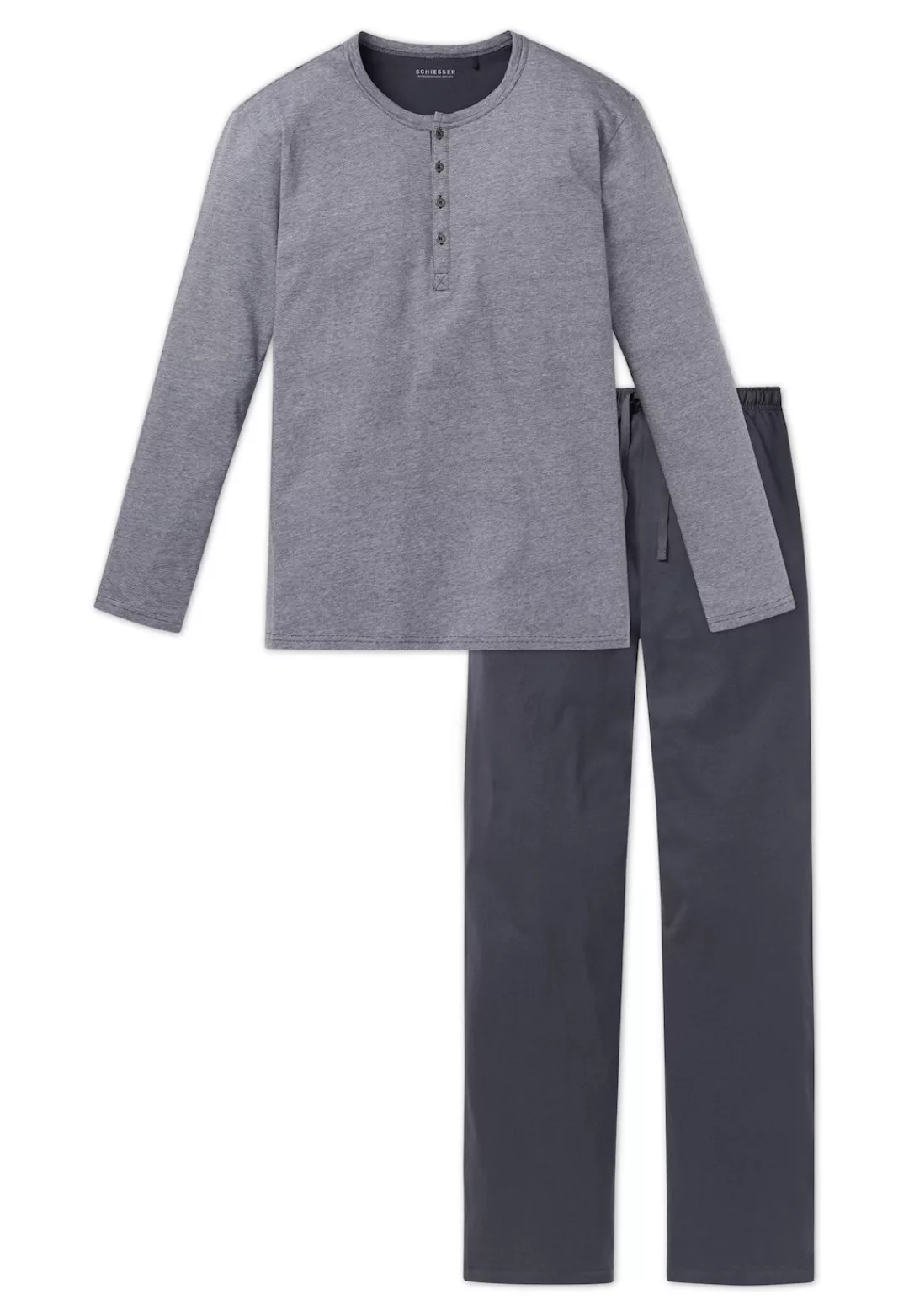 Schiesser Pyjama ""selected premium inspiration"", (2 tlg.), mit praktische günstig online kaufen