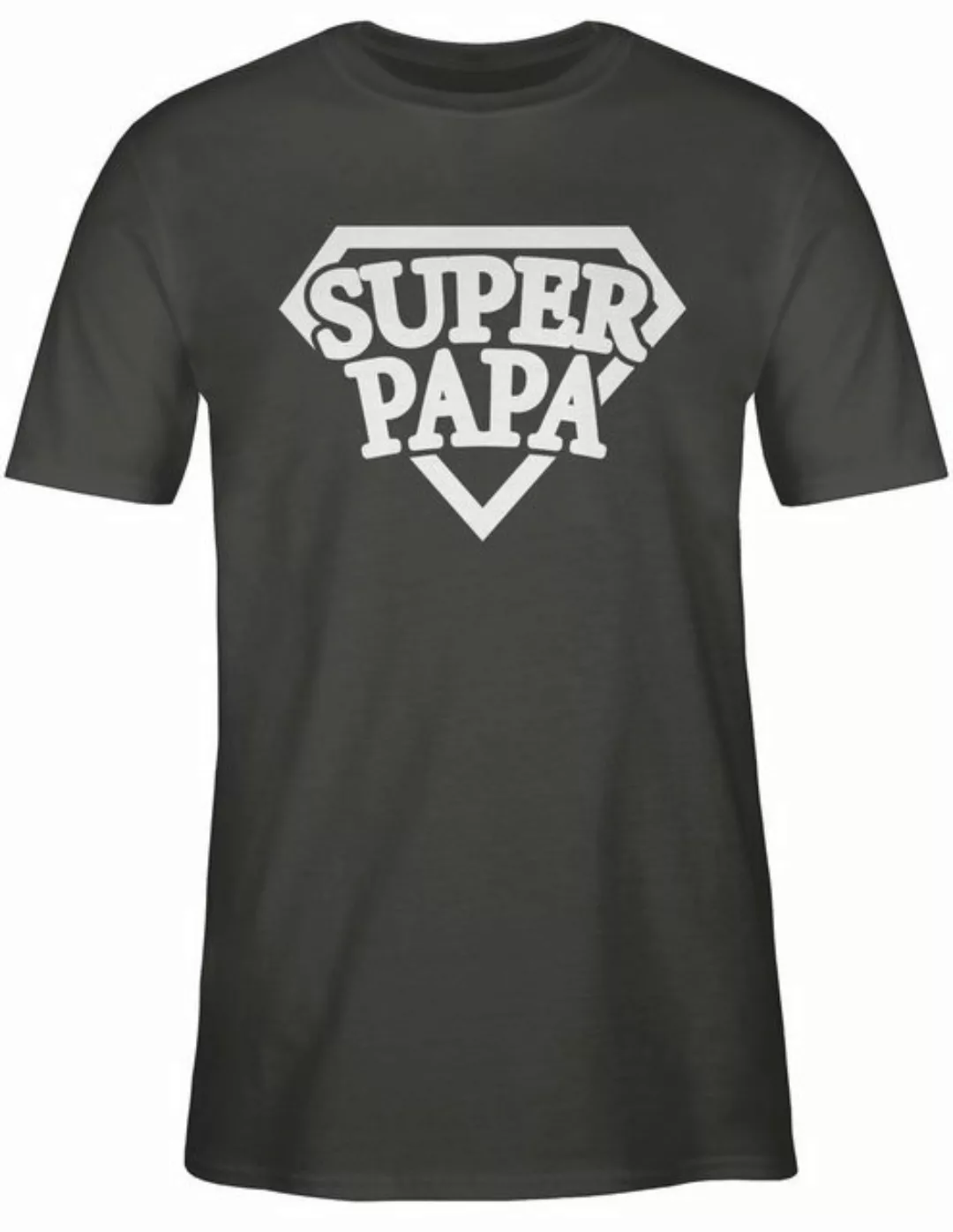 Shirtracer T-Shirt Super Papa - Superheld Vatertag Geschenk für Papa günstig online kaufen