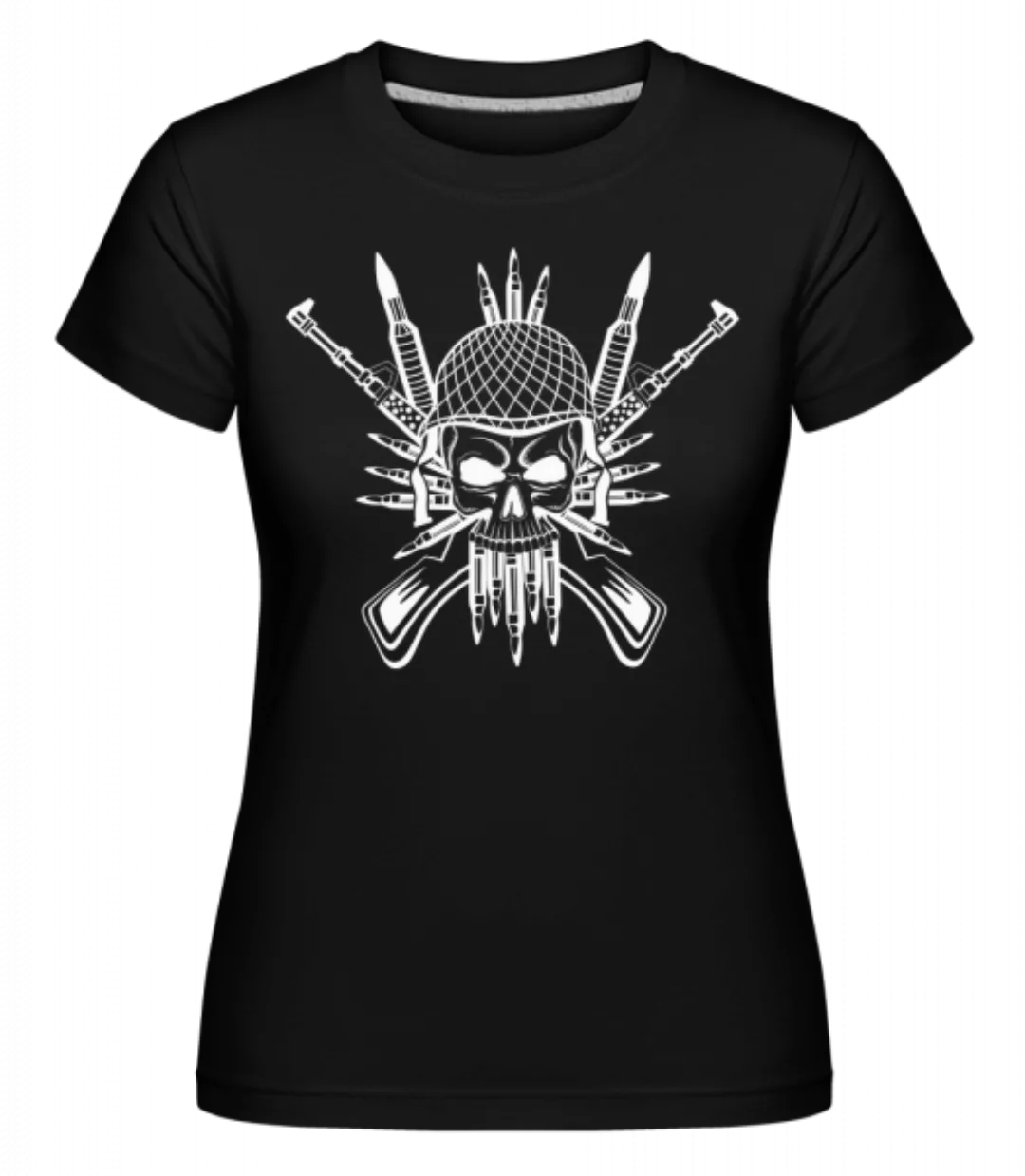 Soldat Totenschädel Tattoo · Shirtinator Frauen T-Shirt günstig online kaufen