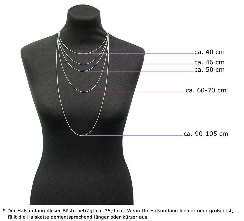LUISIA® Kette mit Anhänger Halskette "Leandra" günstig online kaufen