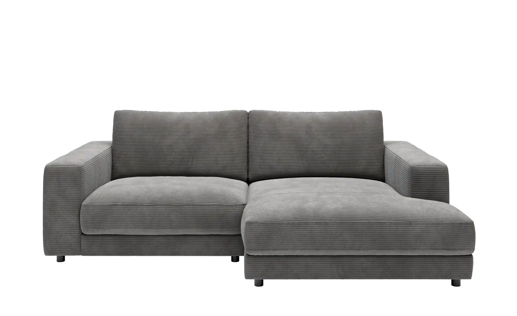 VIVA Ecksofa in Cord Sila ¦ grau ¦ Maße (cm): B: 250 H: 85 T: 170 Polstermö günstig online kaufen