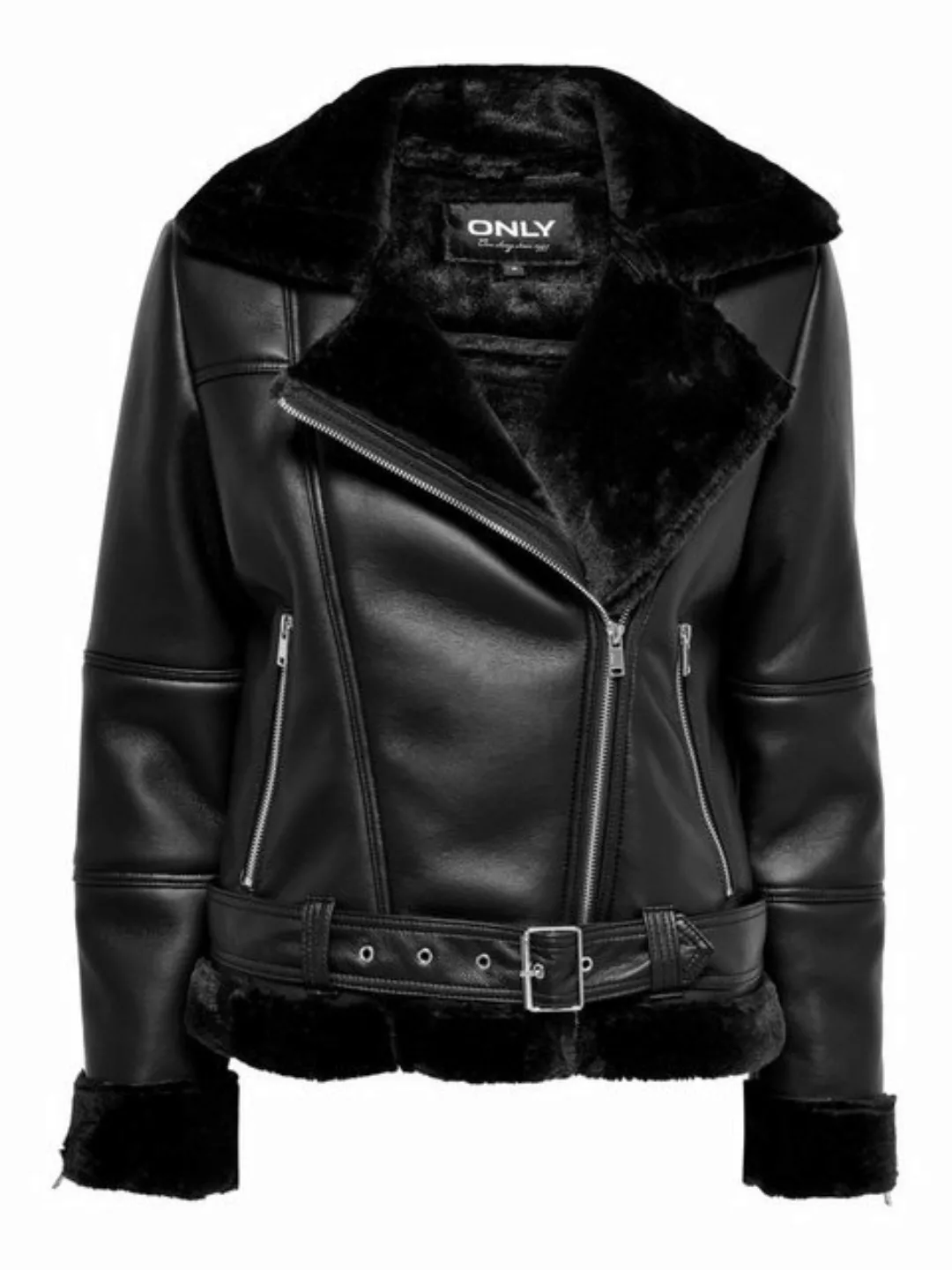 ONLY Lederimitatjacke "ONLAGNETE FAUX LEATHER BIKER JKT OTW" günstig online kaufen