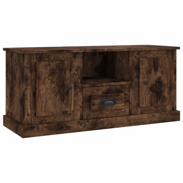 furnicato TV-Schrank Räuchereiche 100x35,5x45 cm Holzwerkstoff günstig online kaufen