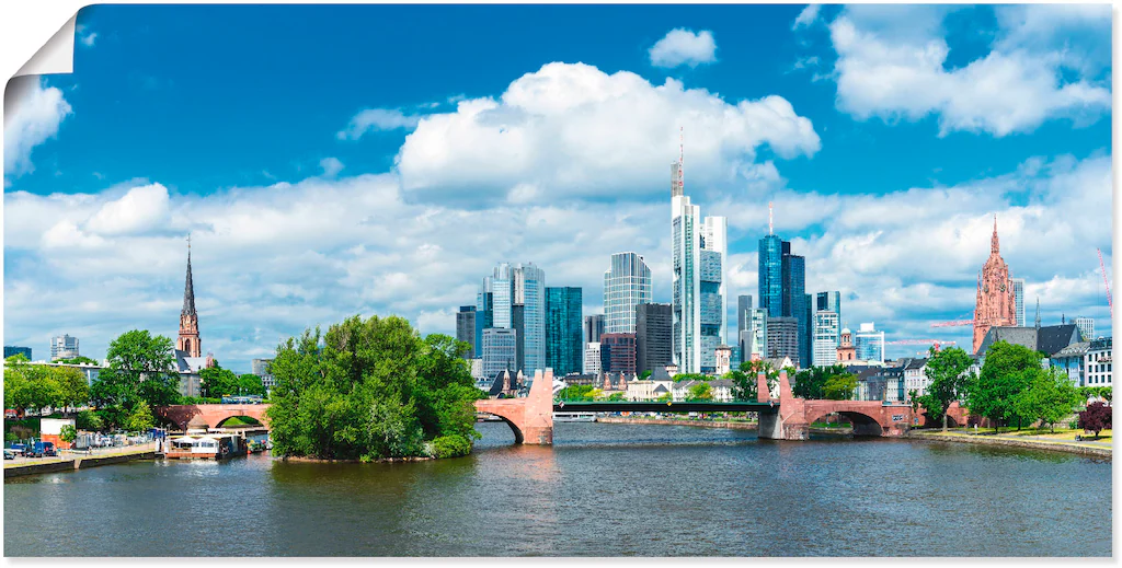 Artland Wandbild "Frankfurt am Main", Deutschland, (1 St.), als Alubild, Ou günstig online kaufen