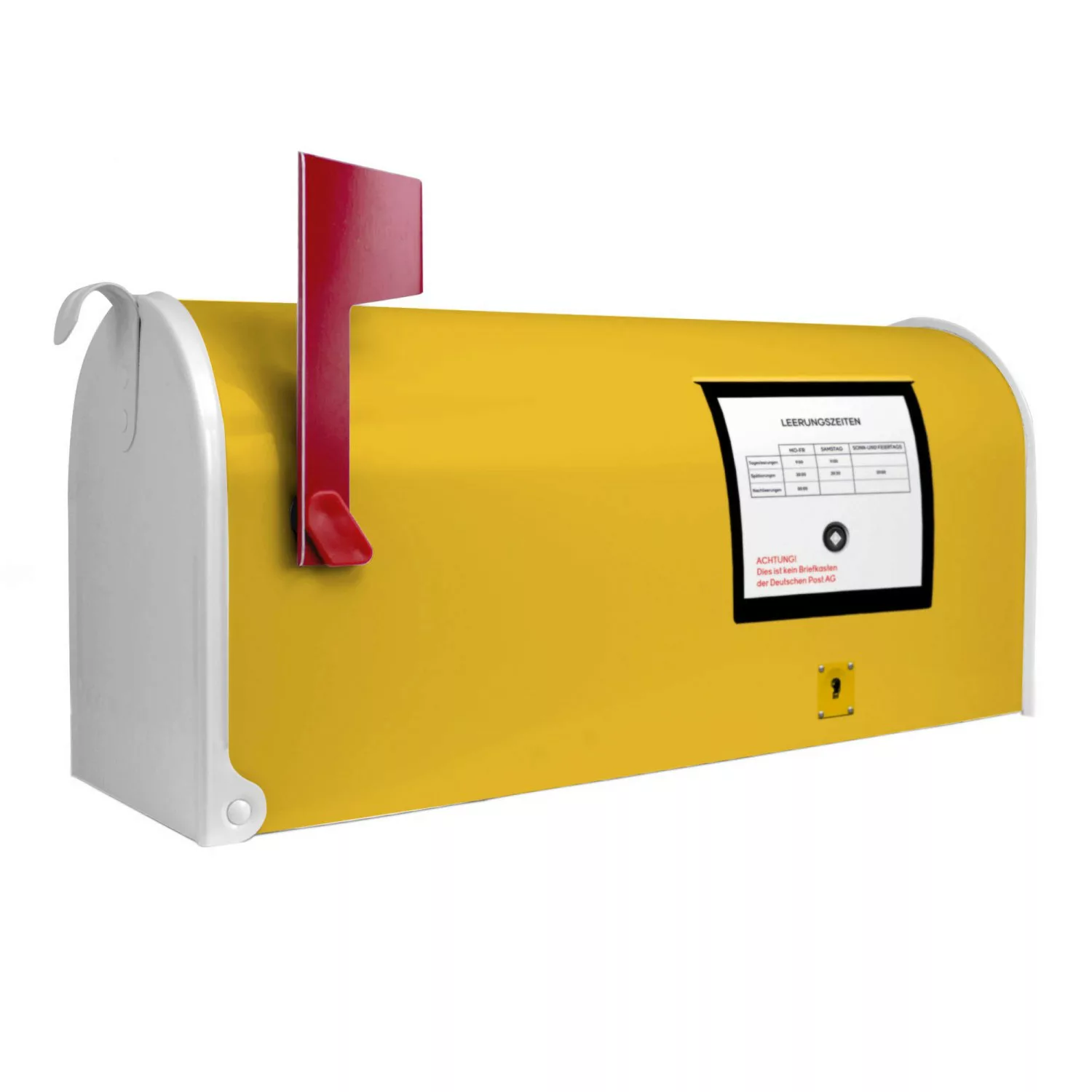 Banjado Amerikanischer Briefkasten Weiß 48x22x16cm US Mailbox Letterbox Pos günstig online kaufen