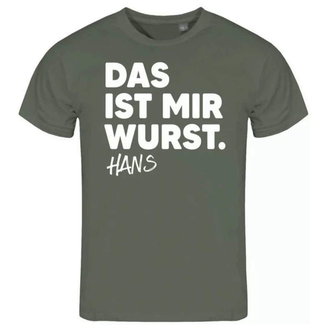 deinshirt Print-Shirt Herren T-Shirt Das ist mir Wurst Funshirt mit Motiv günstig online kaufen