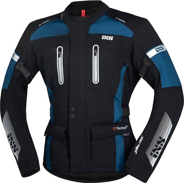 IXS Motorradjacke iXS Pacora-ST Textiljacke Herren schwarz / weiß 4XL günstig online kaufen