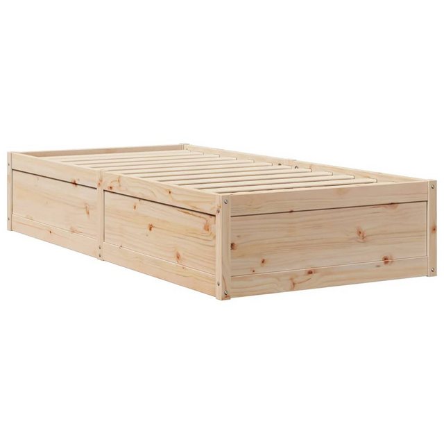 vidaXL Bett Massivholzbett ohne Matratze 75x190 cm Kiefernholz günstig online kaufen