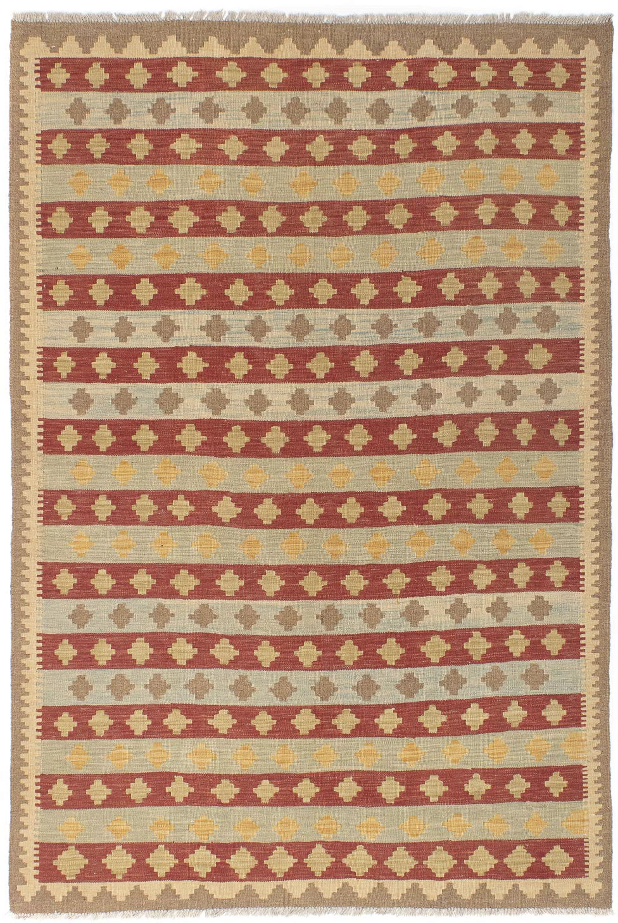 morgenland Wollteppich »Kelim - Oriental - 201 x 142 cm - mehrfarbig«, rech günstig online kaufen