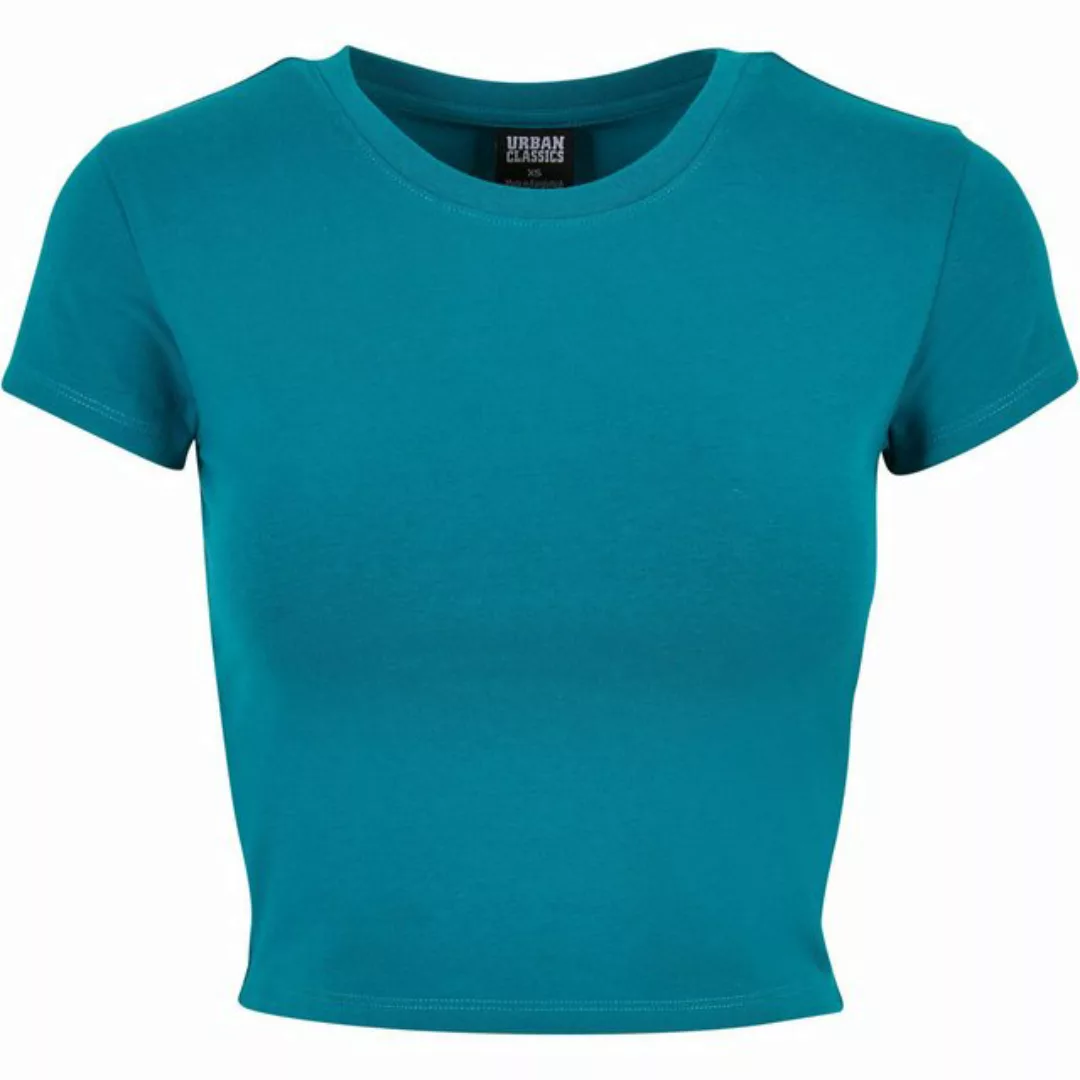 URBAN CLASSICS T-Shirt Urban Classics Damen Ladies Stretch Jersey Cropped günstig online kaufen