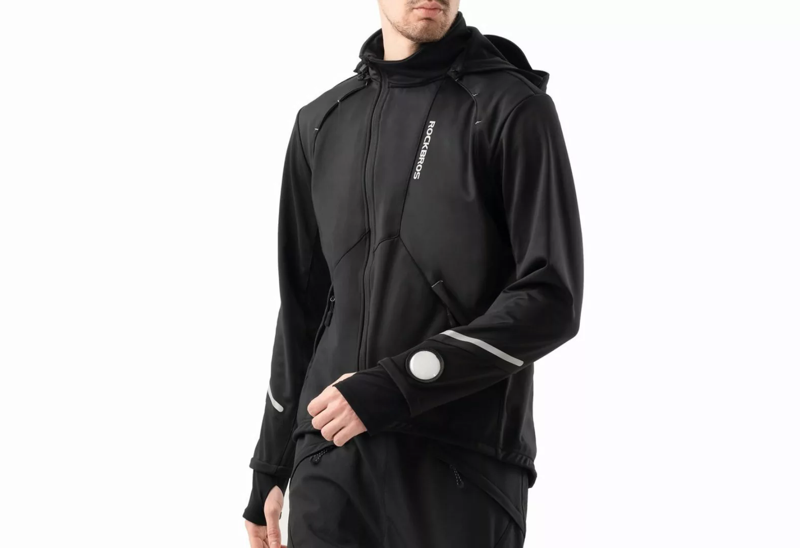 ROCKBROS Fahrradjacke Winter Herren Winterjacke (Winddichte Wasserdicht Atm günstig online kaufen