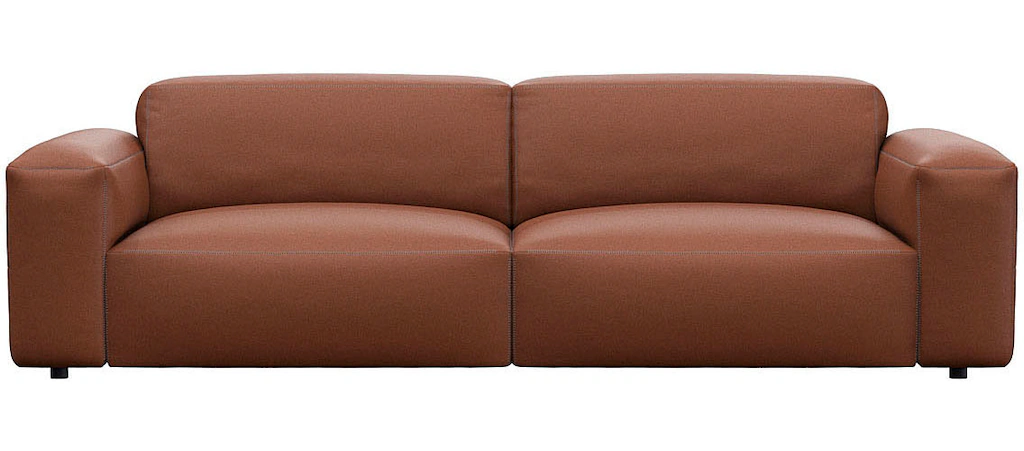FLEXLUX 3-Sitzer "Lucera Sofa", modern & anschmiegsam, Kaltschaum, Stahl-We günstig online kaufen