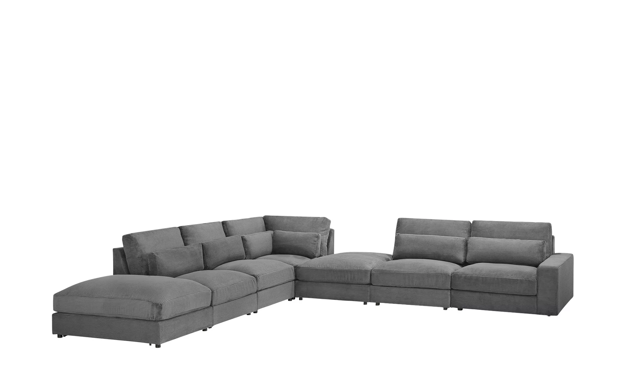 Ecksofa  Branna ¦ grau ¦ Maße (cm): B: 412 H: 88 T: 386 Polstermöbel > Sofa günstig online kaufen