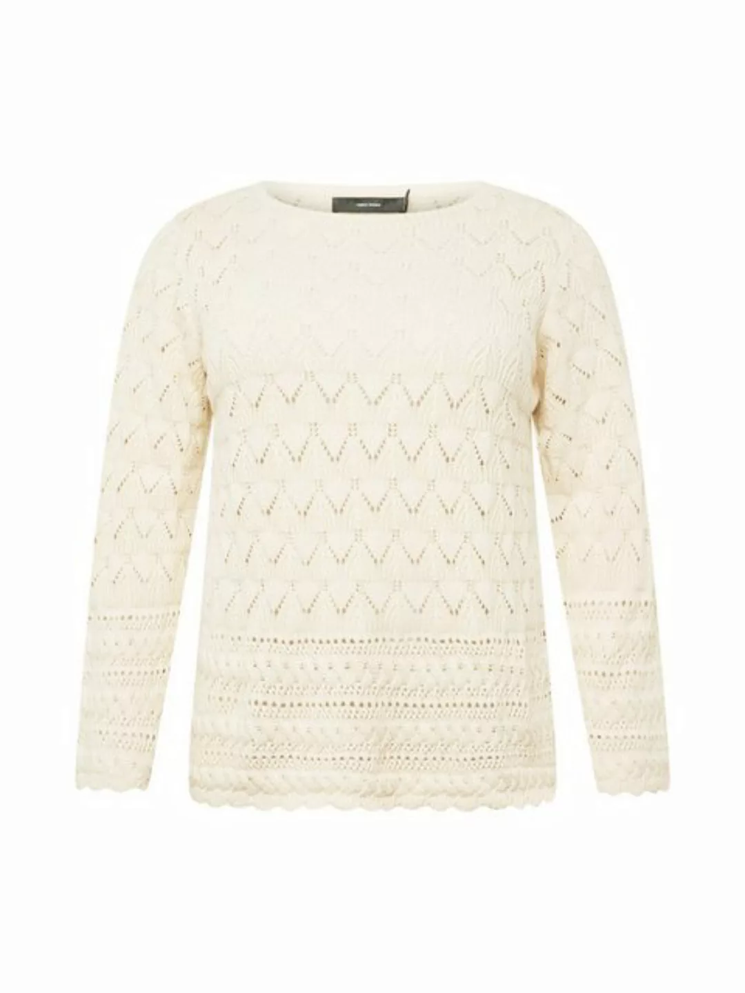 Vero Moda Curve Strickpullover VMCLUA (1-tlg) Lochmuster günstig online kaufen